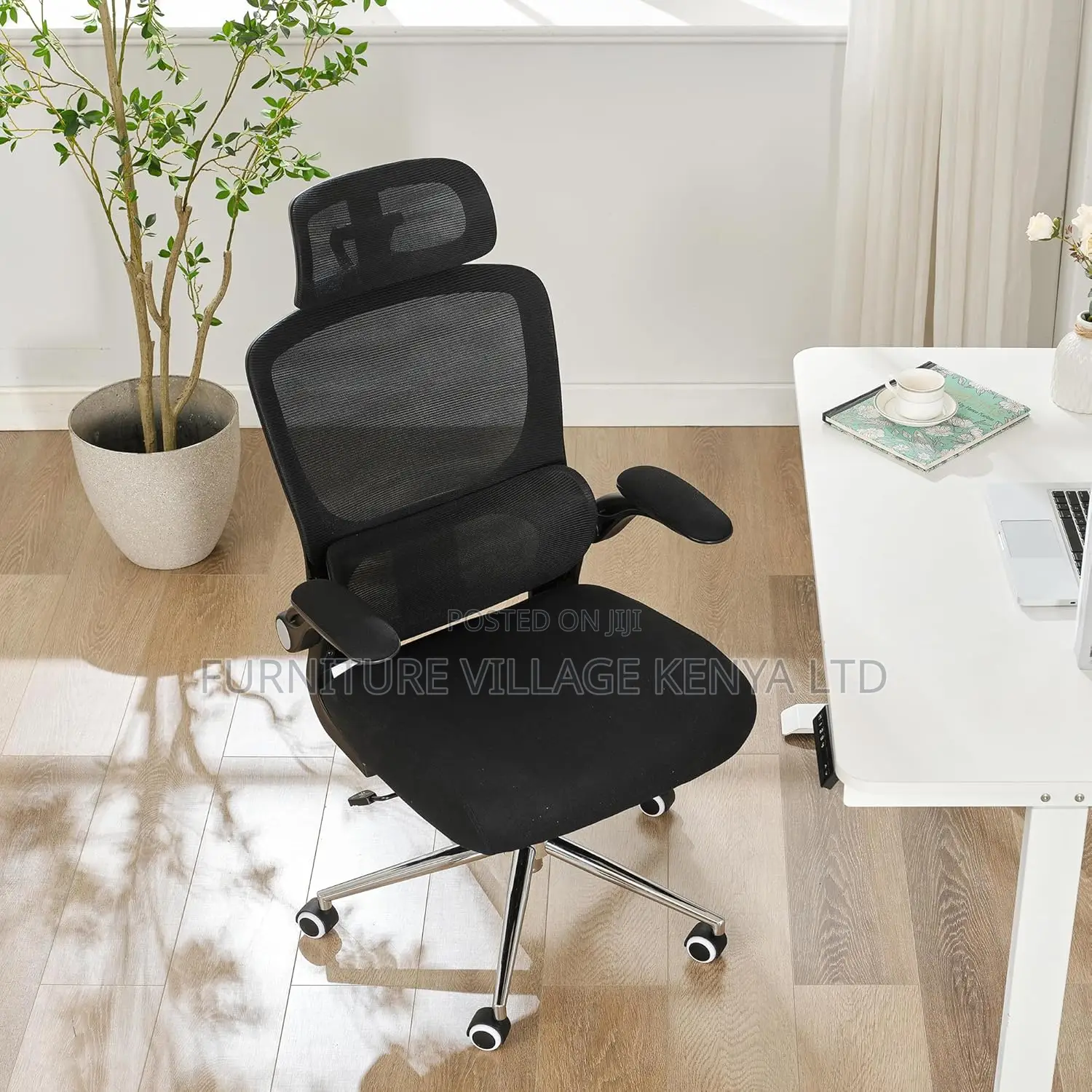High-back Mesh Ergonomic Chair | Sophisticated Dynamic Lumbar