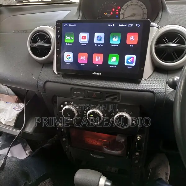 Toyota Ist 2007 Fitted With 9 Inch Android Radio and Frame