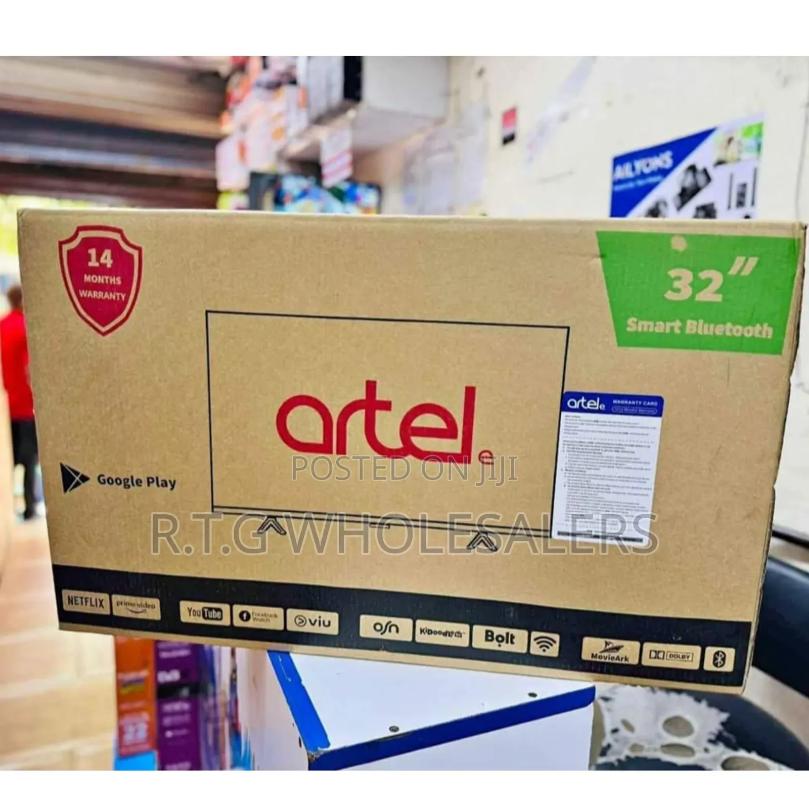Artel 32‐Inch Android Smart Led Tv With Bluetooth