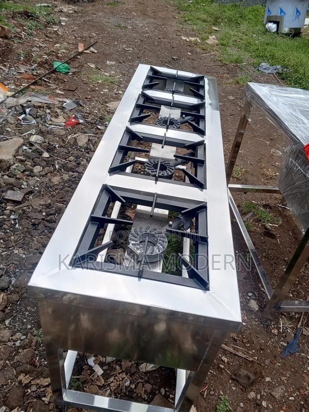 Four Burner Cooker With Imported Grills - main view