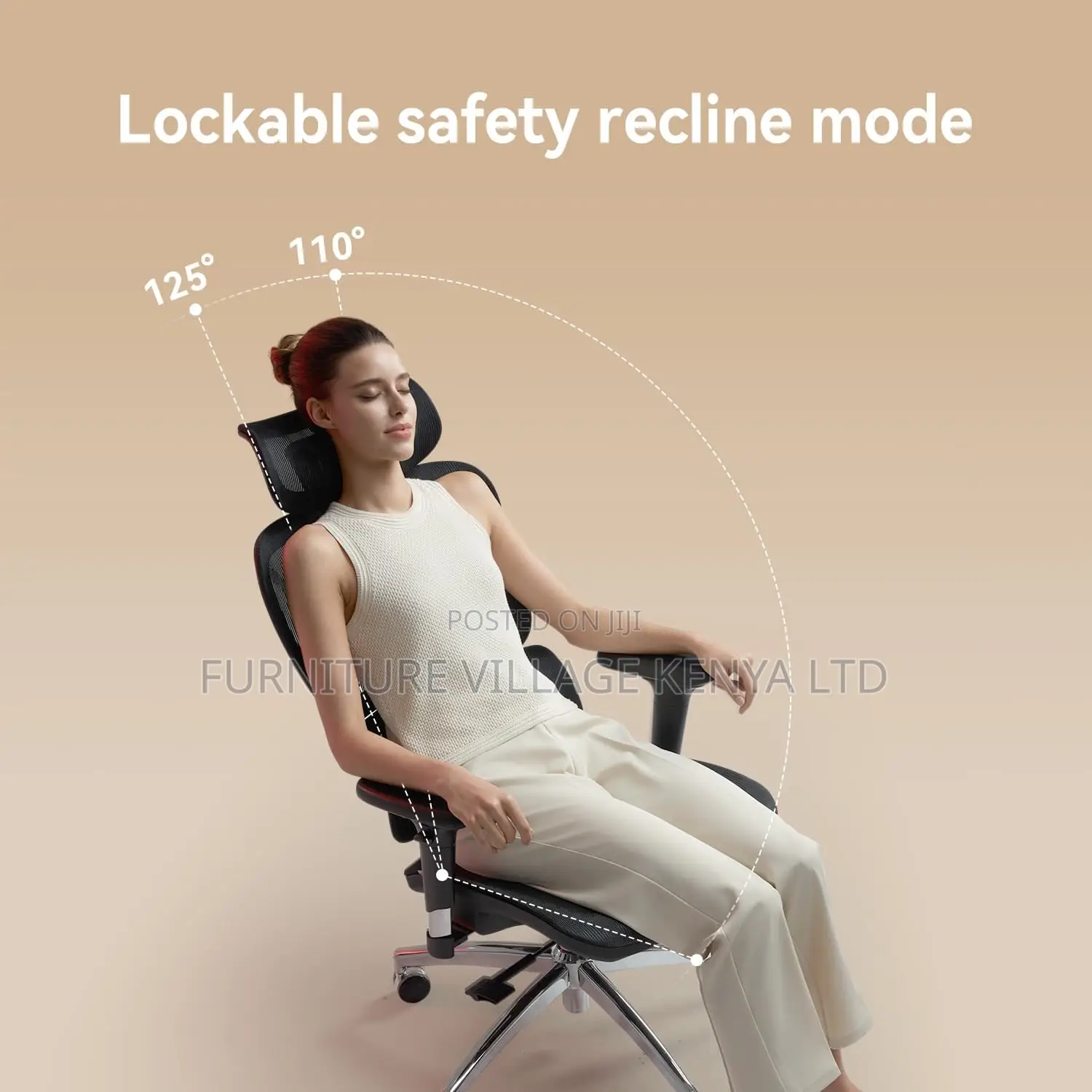 High Back Desk Chair| Lumbar Support| Swivel Computer Task Chair