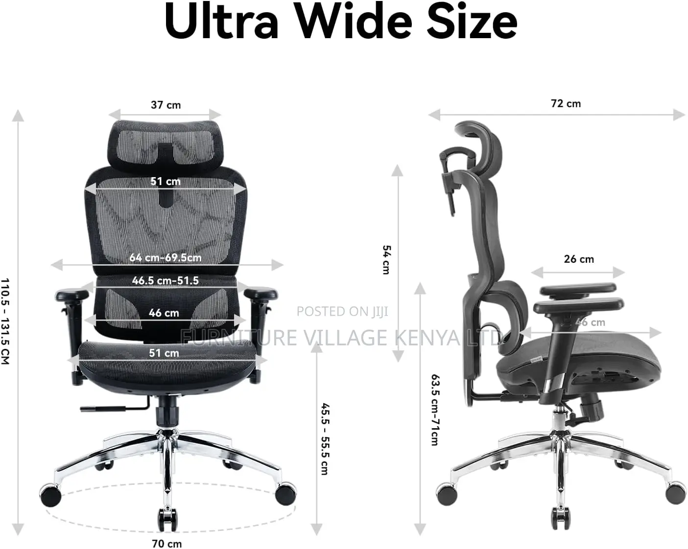 High Back Desk Chair| Lumbar Support| Swivel Computer Task Chair