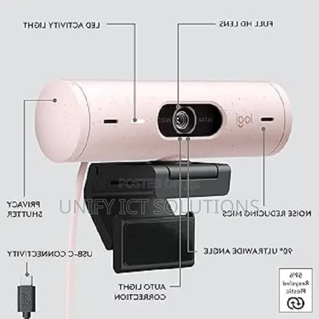 Logitech Brio 500 Rose