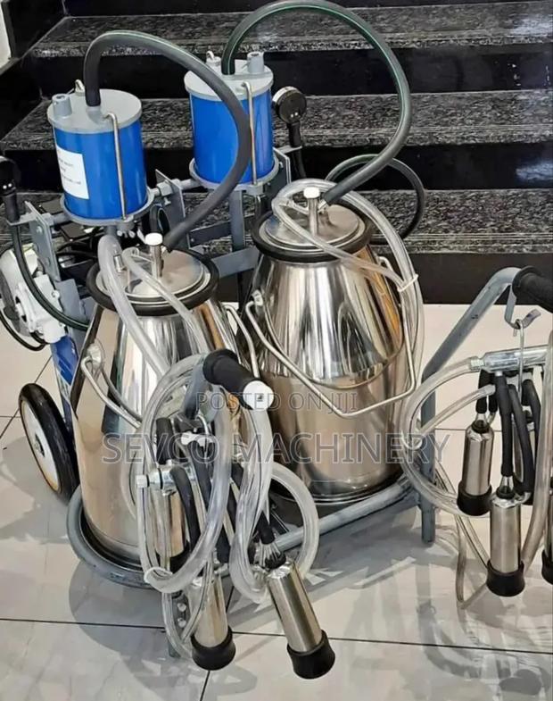 Heavy Duty Double Cylinder Milking Machine