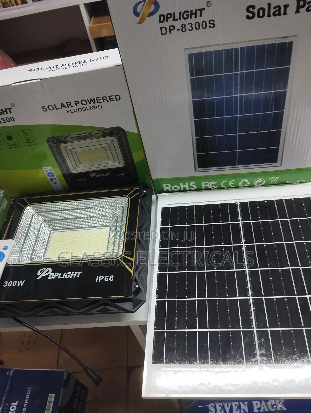 300 Watts Solar Powered Flood Lights