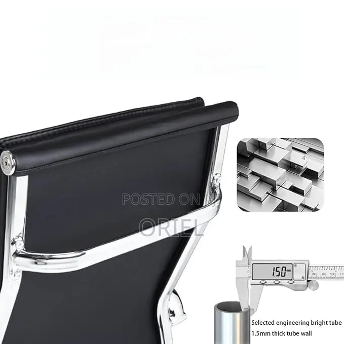 Office Waiting Chair : Executive Leather Visitor Chair