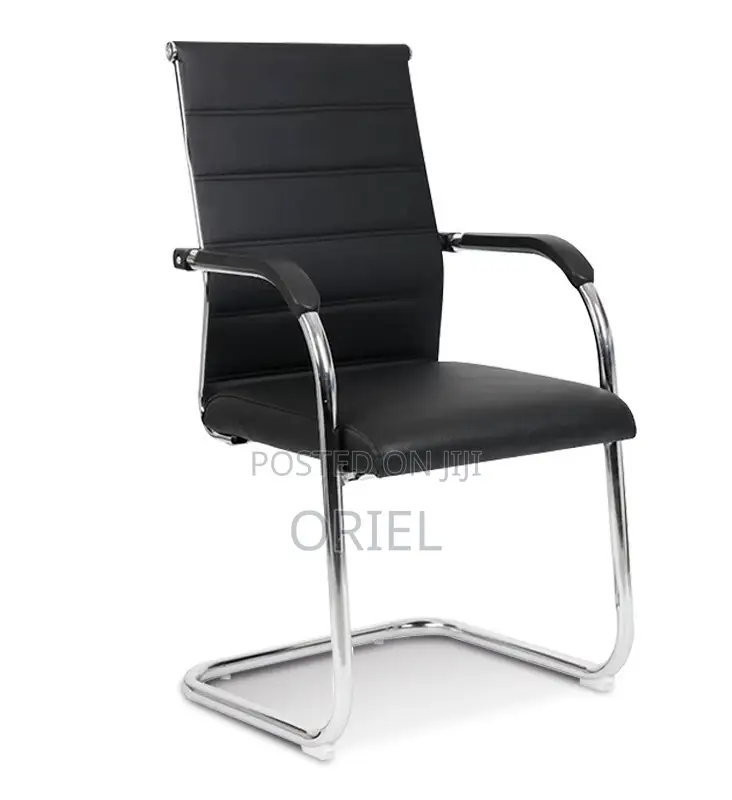 Office Waiting Chair : Executive Leather Visitor Chair
