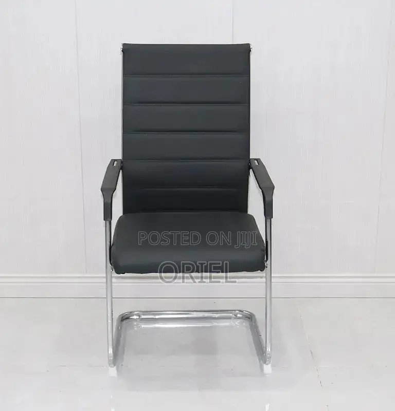 Office Waiting Chair : Executive Leather Visitor Chair