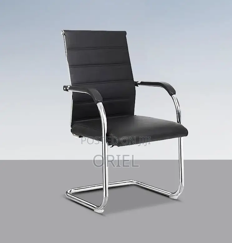 Office Waiting Chair : Executive Leather Visitor Chair