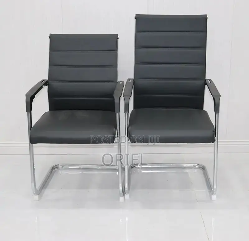 Office Waiting Chair : Executive Leather Visitor Chair