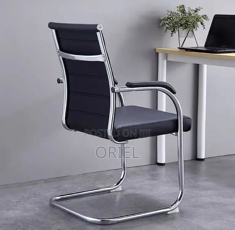 Office Waiting Chair : Executive Leather Visitor Chair