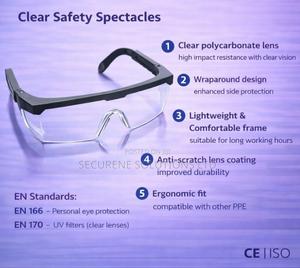 Clear Safety Spectacles - thumbnail 2