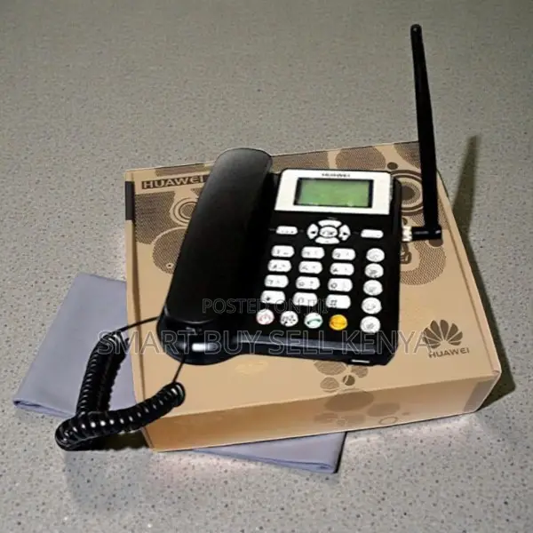 Plug and Play Space Efficient Huawei GSM Fixed Landline Desktop Phone