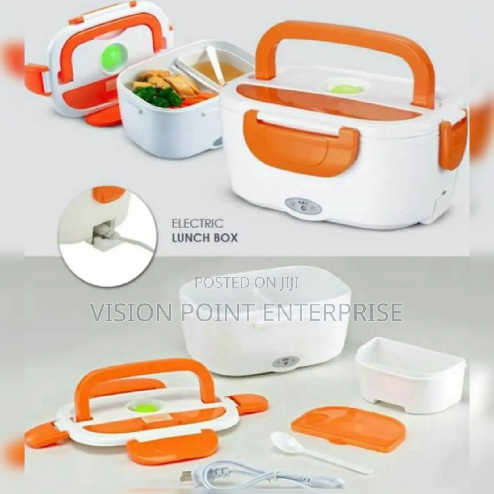Electric Lunch Box With Plastic Liner