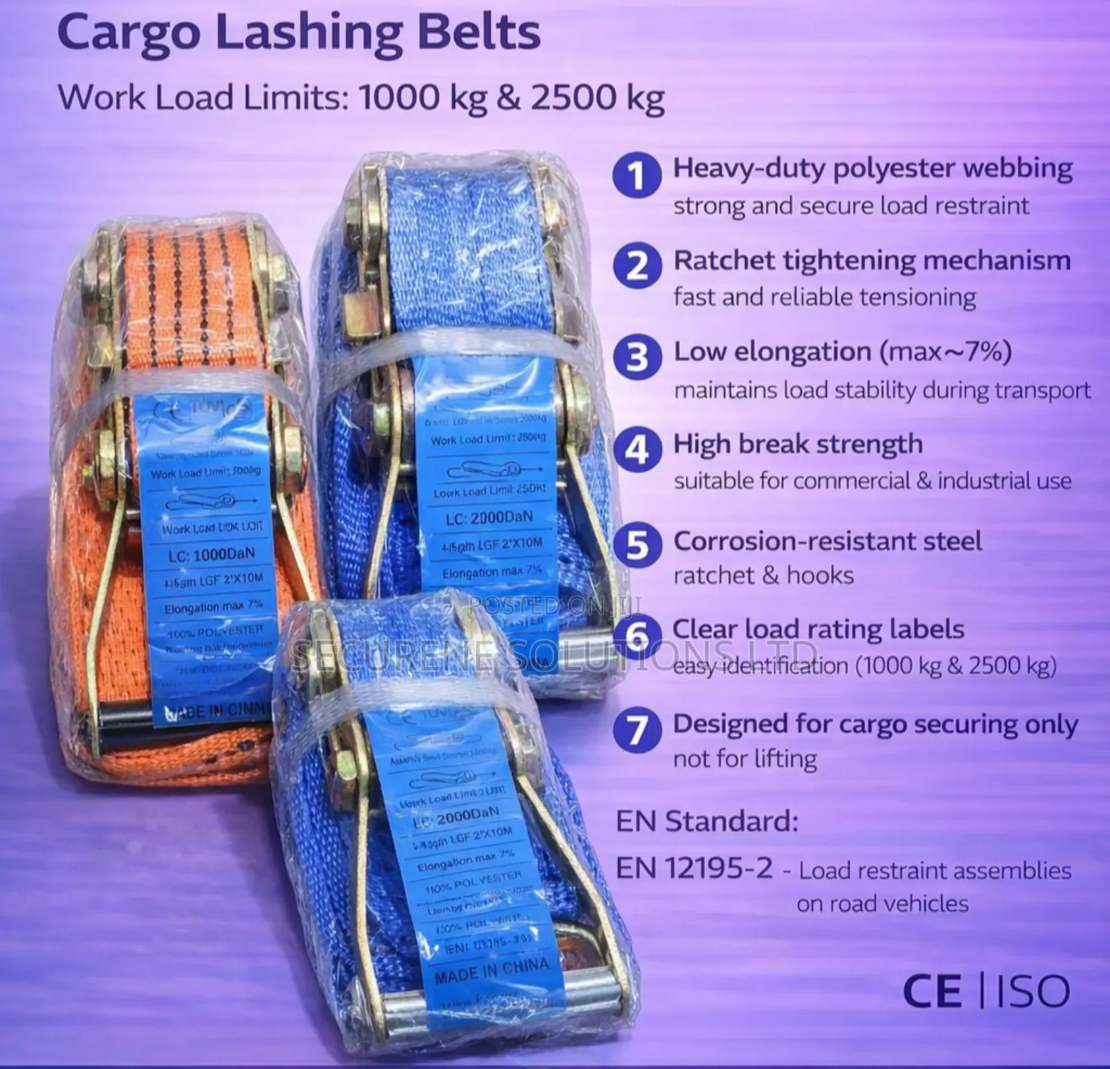 Cargo Lashing Belts