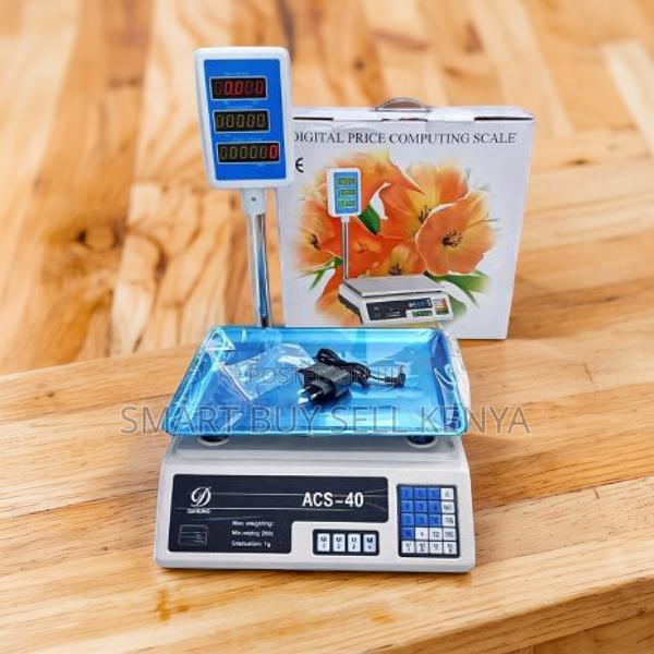 High Quality Acs 40 40kgs Led Digital Weighing Scale