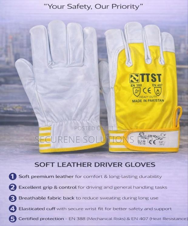 Ttst Brand Leather Driver Gloves, Model G236 - main view