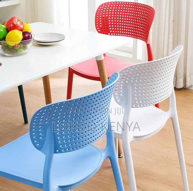 Dining Chair; Armless Durable Stackable Plasic Dining Chair - thumbnail 12