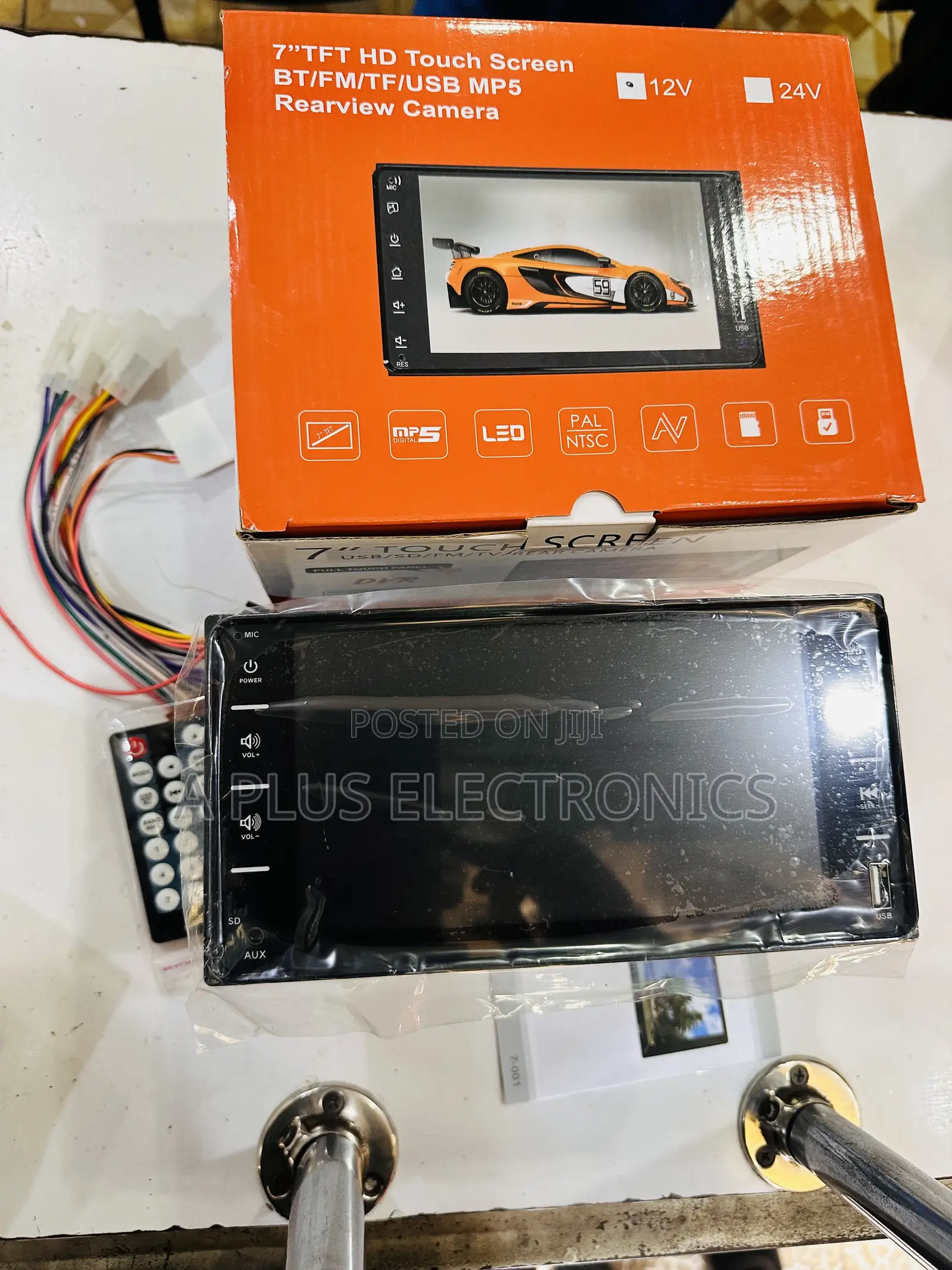 7 Inch Touch Screen Mp5 Bluetooth Car Radio With Wheel Control