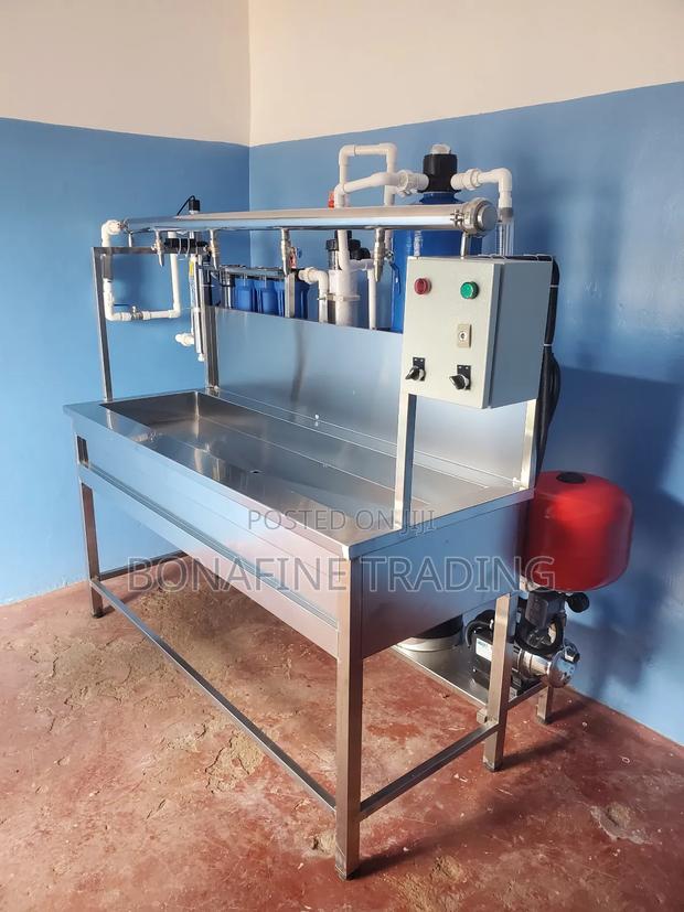 Water Purification and Vending Setup - main view