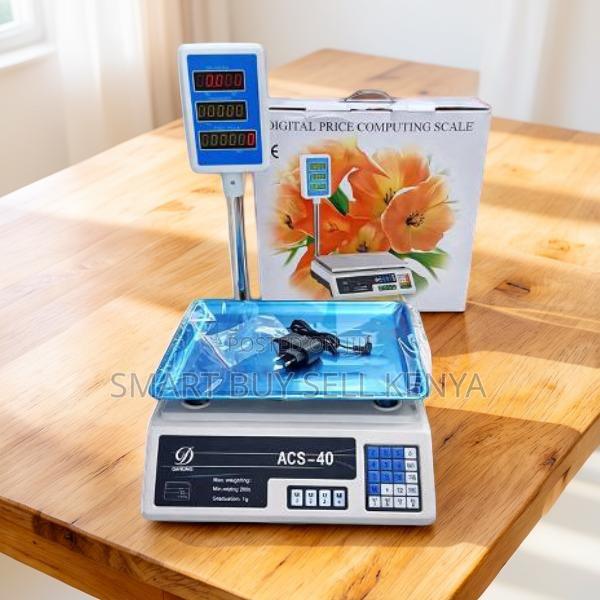 Energy Saving Acs 40 Led Digital Weighing Scale