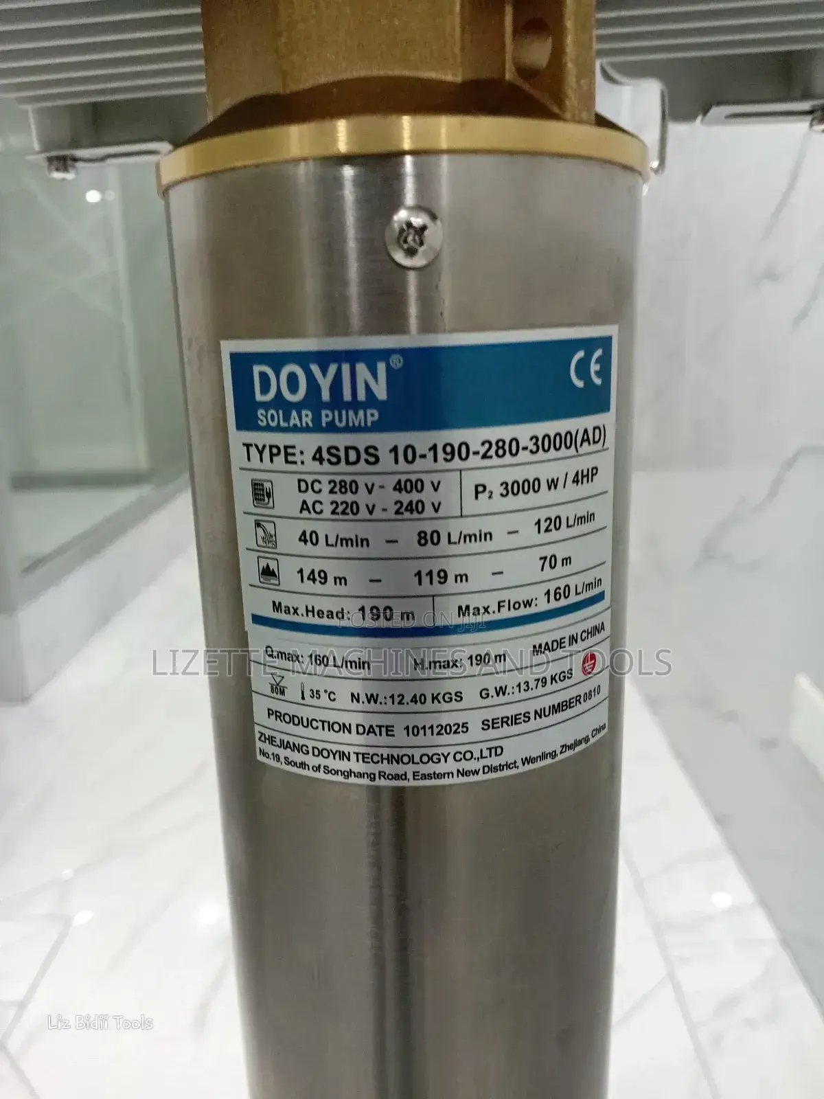 Doyin 4hp Submersible Pump 3000w
