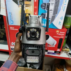 Dual Lens CCTV With Alarm Siren and Electric Powered Models
