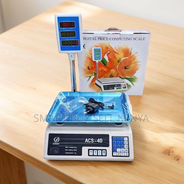 Super Quality Acs 40 Led Digital Weighing and Price Scale