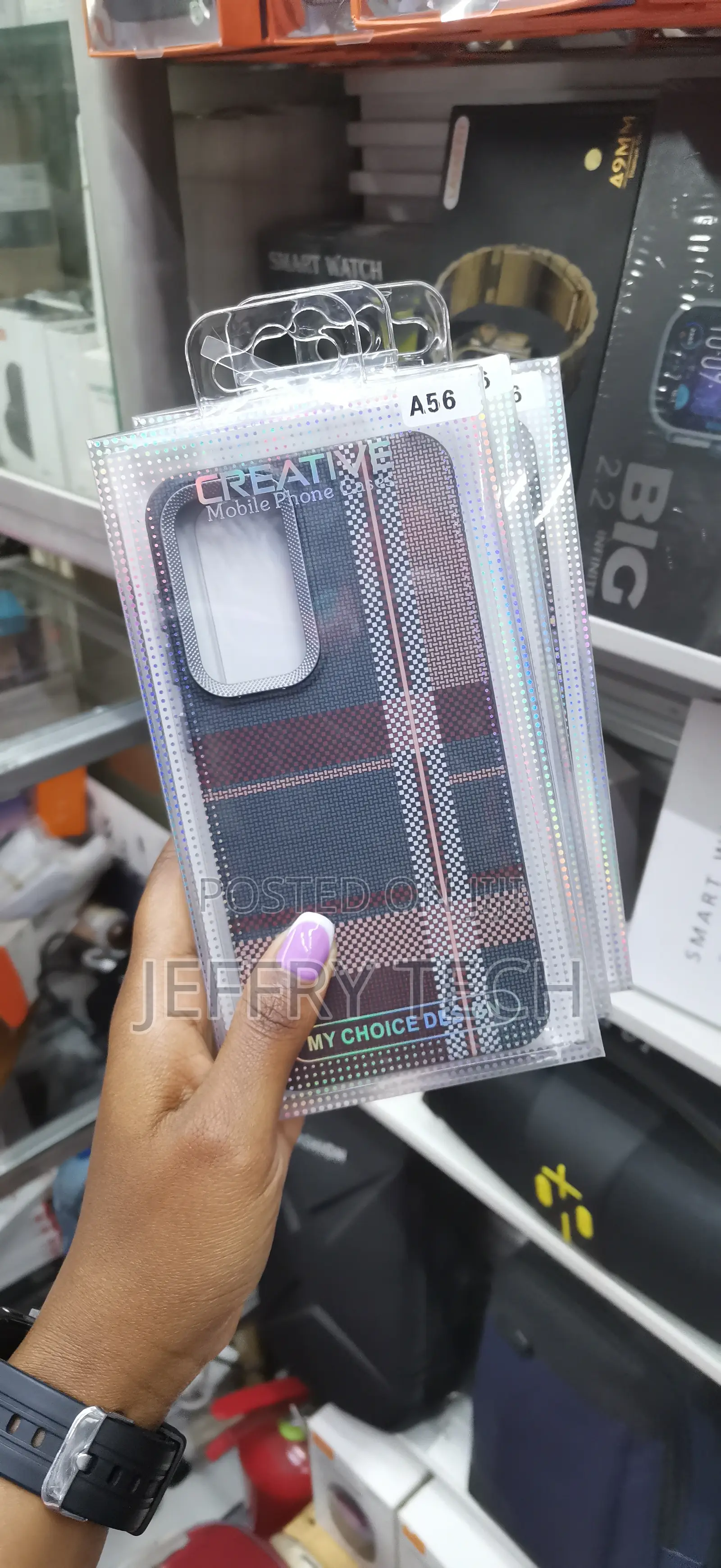 Buikes Samsung Galaxy A56 5g Carbon Fiber Thin Hybrid Pc Case