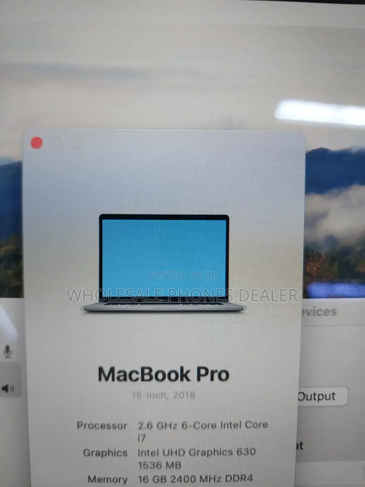 Laptop Apple MacBook Pro 2018 16GB Intel Core i7 SSD 512GB