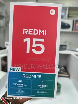 New Xiaomi Redmi 15 256 GB Black