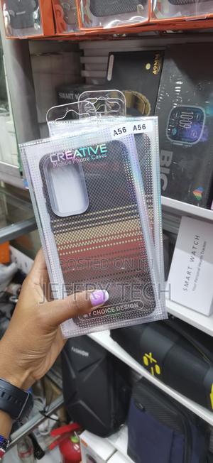 Qasder Samsung Galaxy A56 Carbon Fiber Slim Case -Multicolor - thumbnail 2