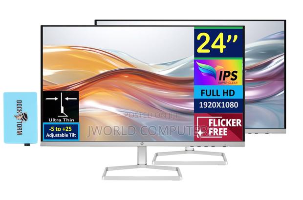 Hp Monitor 524sw White - main view