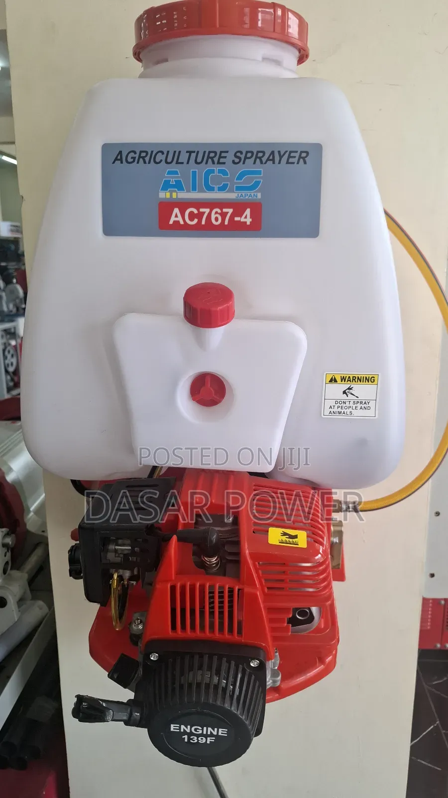 Aico Japan Ac767-4, a 4-Stroke Petrol-Powered Knapsack Sprayer