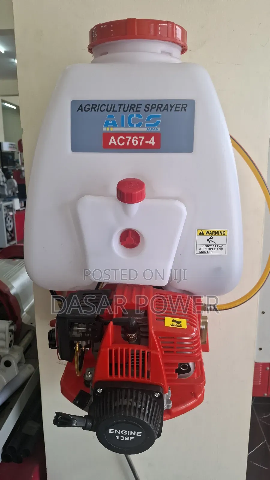 Aico Japan Ac767-4, a 4-Stroke Petrol-Powered Knapsack Sprayer