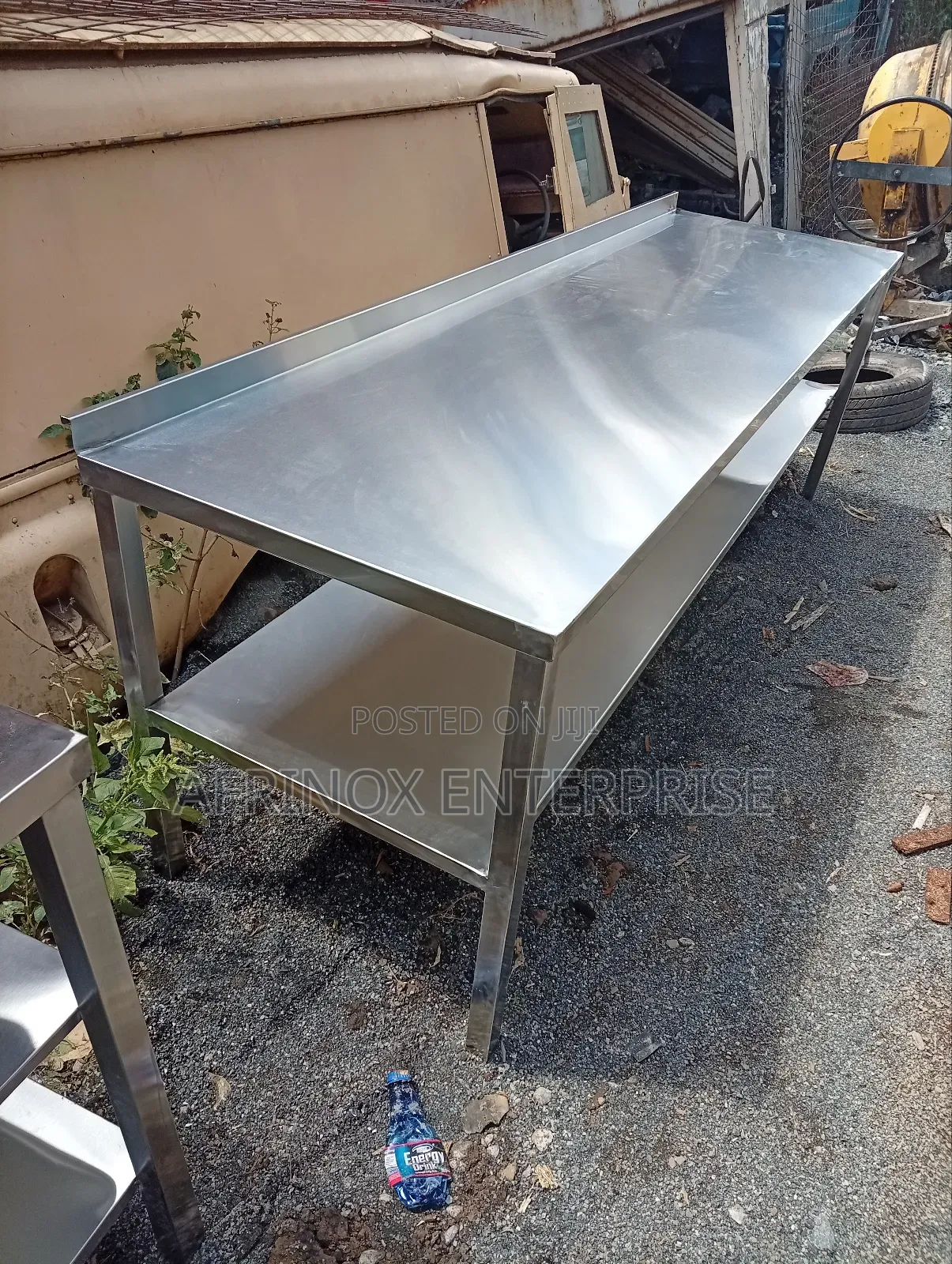 Food Service Table, Stainless Steel