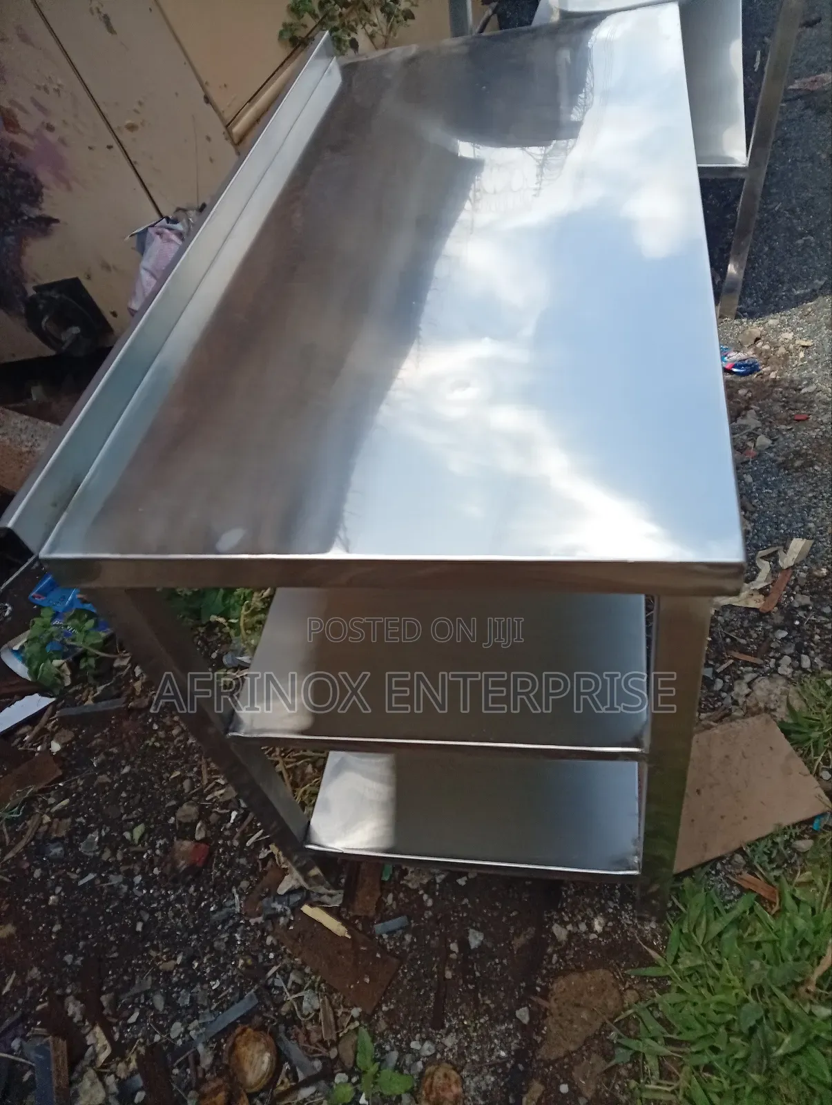 Stainless Table, Working Table 4 Feets