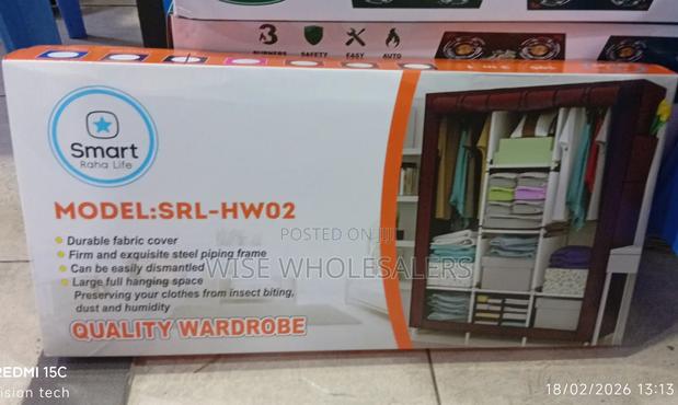 Portable Cloth Wardrobe 3 Column