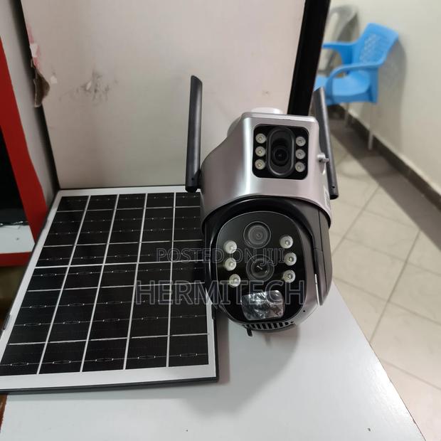 10x Zoom Solar PTZ Powered CCTV 4g With Panel - thumbnail 2