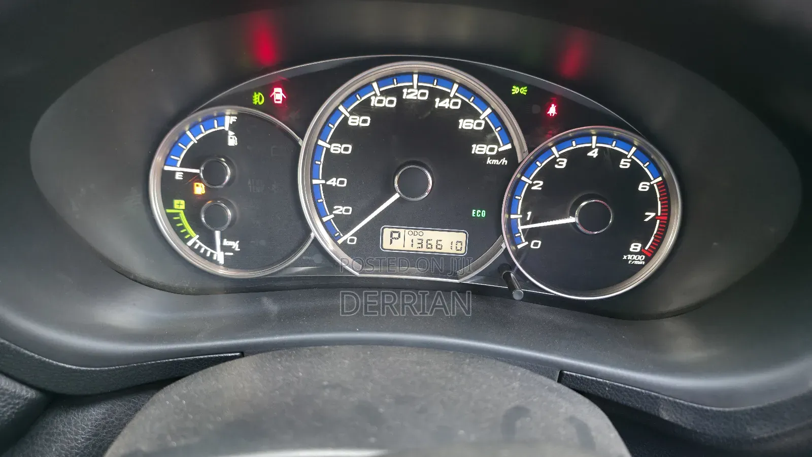 Subaru Exiga 2010 Black