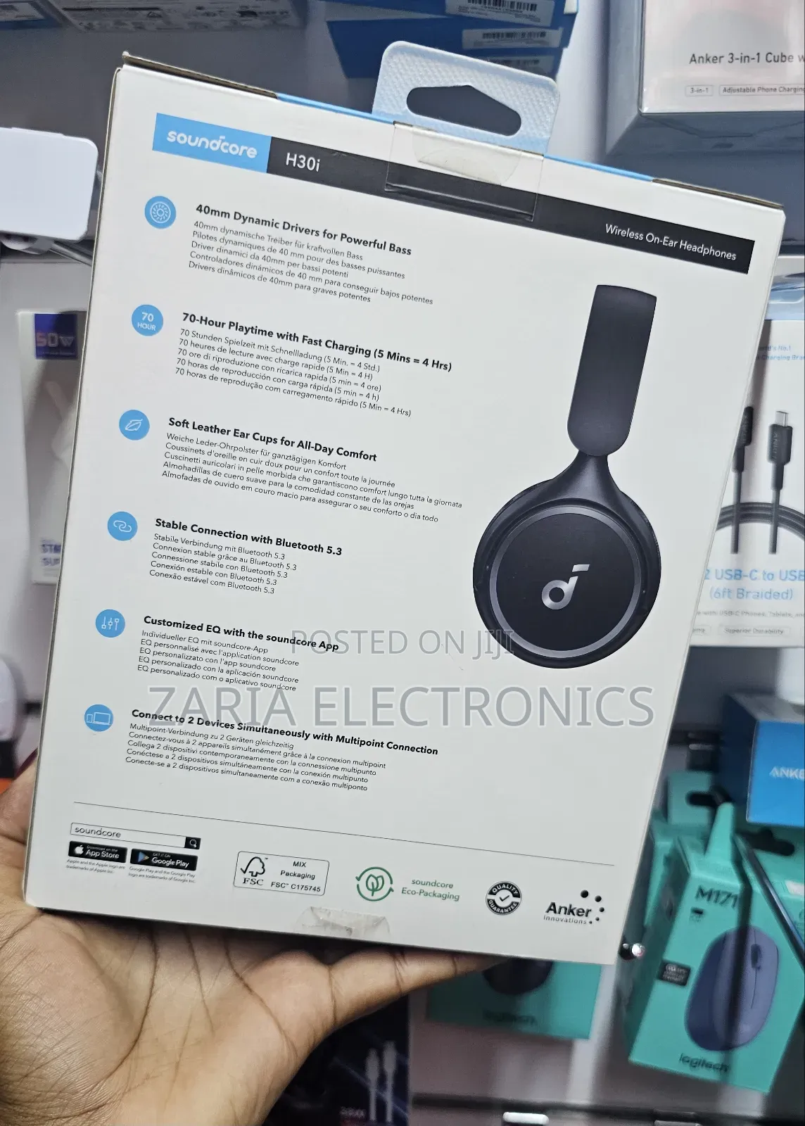 Anker Soundcore H30i Wireless Headphones,70hrs Playtime