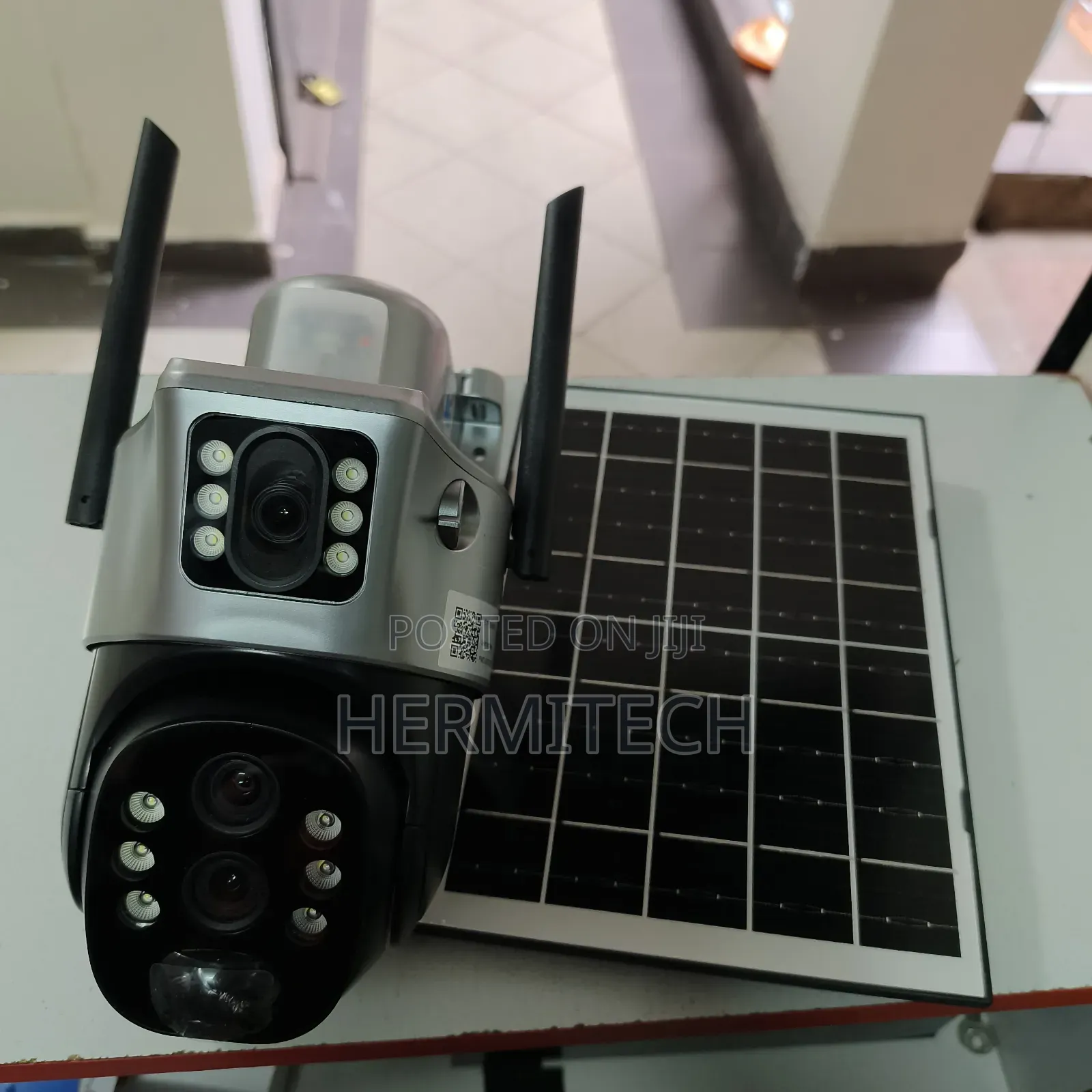 4g Cameras With Alarm Siren and Solar Powered 10x Optical Zoom