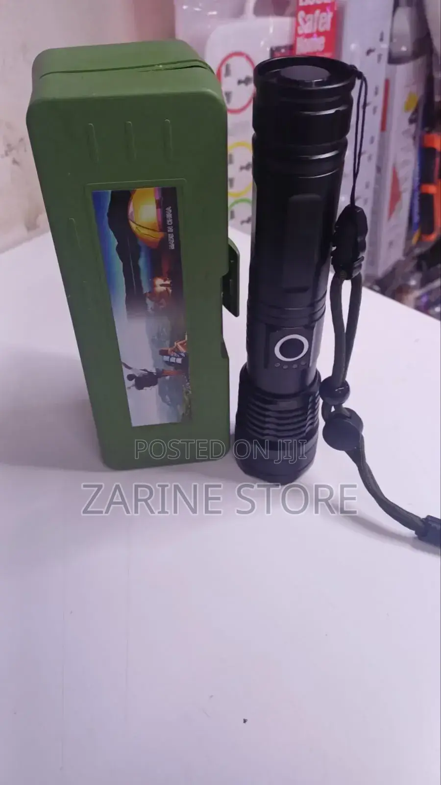 Zoomable Rechargeable Flashlight Torch Waterproof P50 3 Mode of Lights