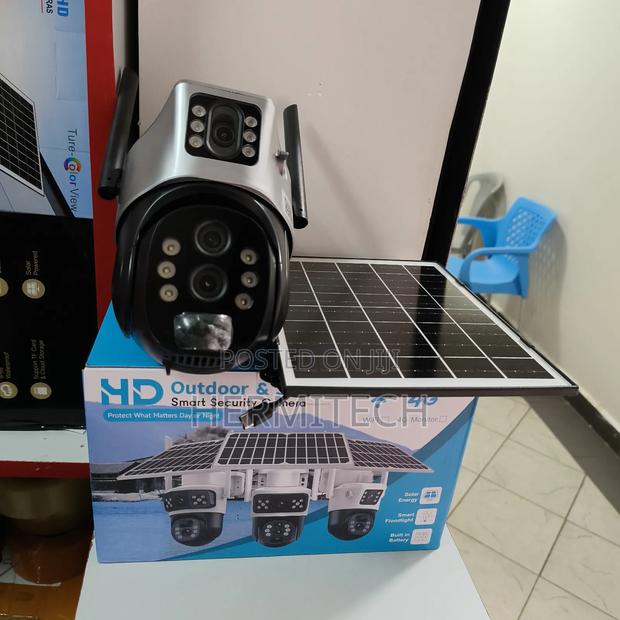 2 Lens 4g Surveillance Solar Powered PTZ 10x Zoom CCTV - thumbnail 3