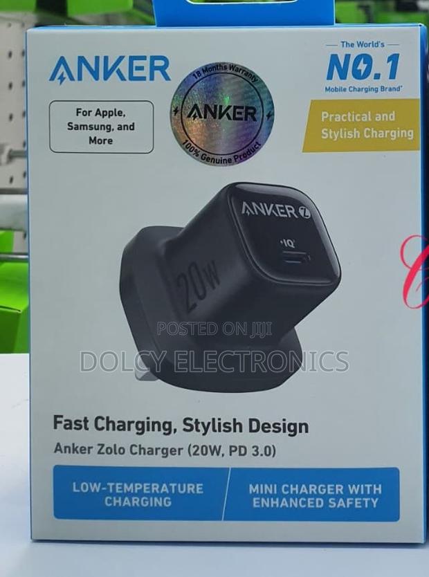 Anker 20w Pd3.0 Zolo Fast Charger Adapter - thumbnail 2