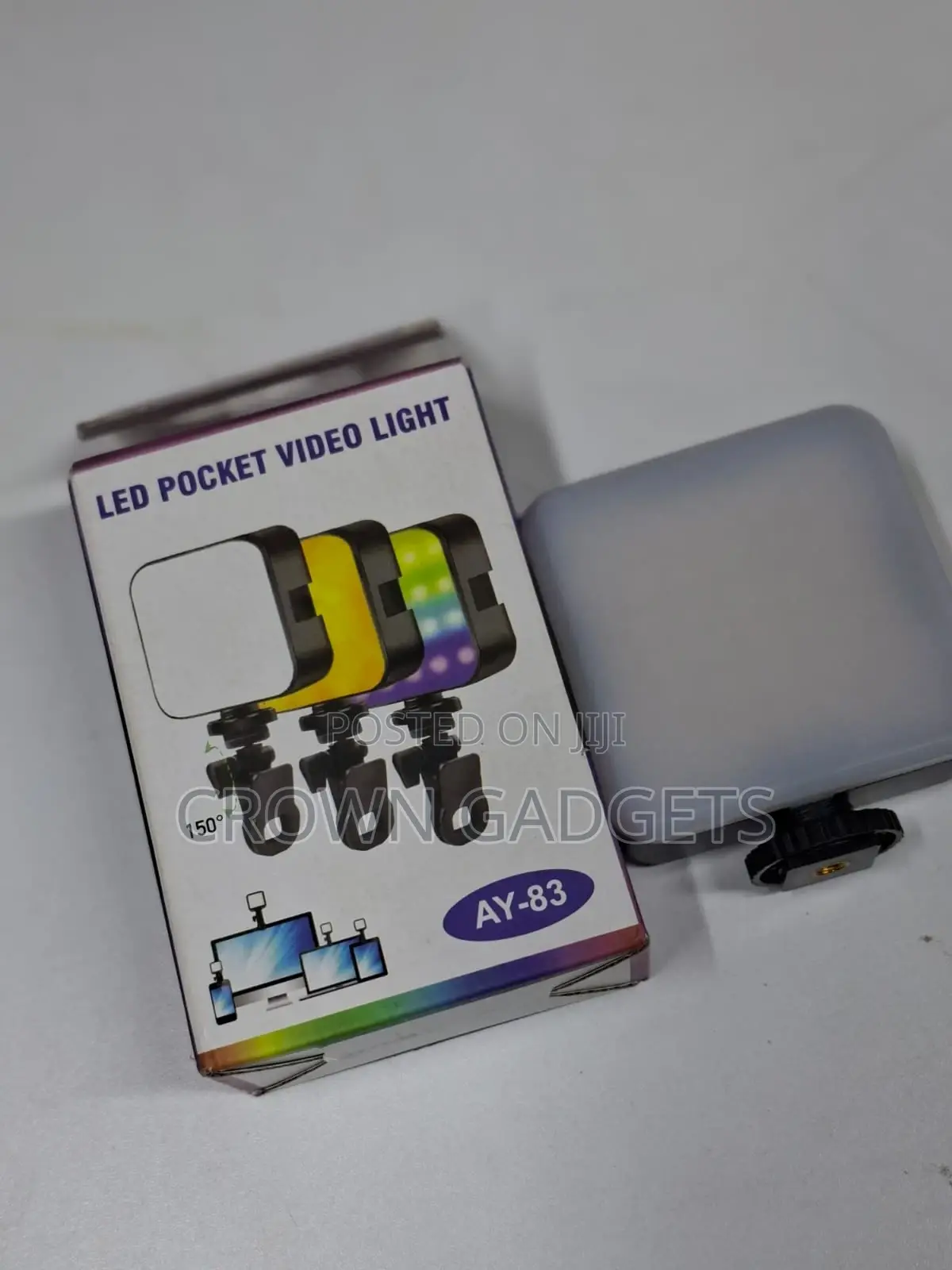 Ay-83 Portable RGB Led Light With Adjustable Clip Mount