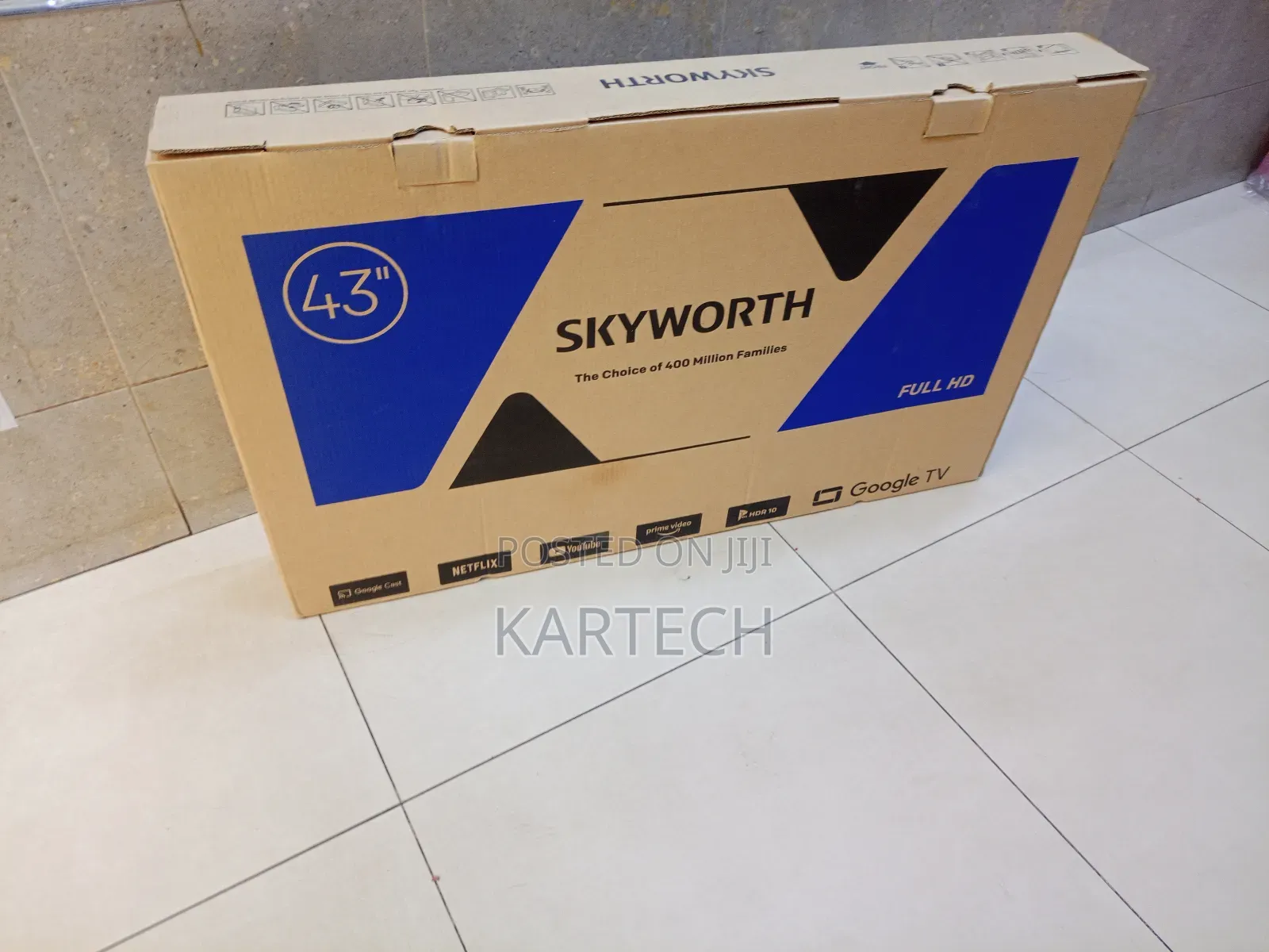 Skyworth 43” Digital Smart Full Hd Tv With Built-in Wifi
