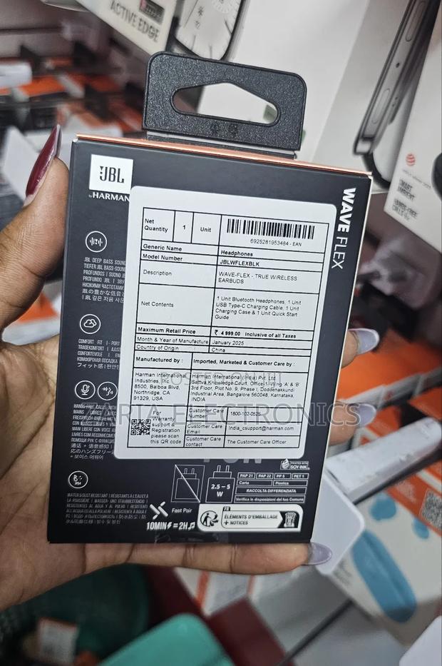 Jbl Wave Flex Wireless Earbuds, Original - thumbnail 2