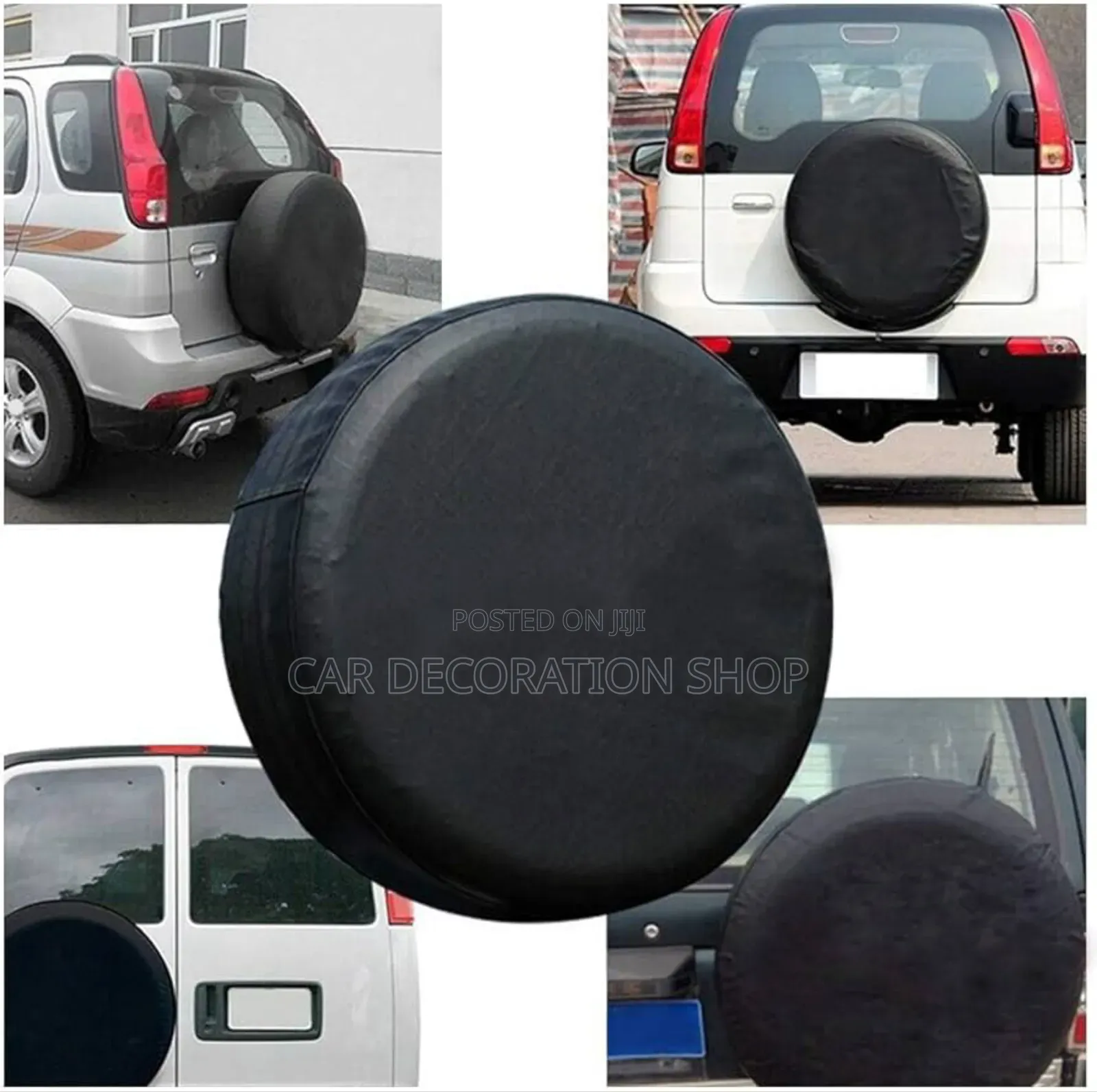 Plain Car Tire Cover Sunscreen Waterproof Parameters Covers in 15 16"