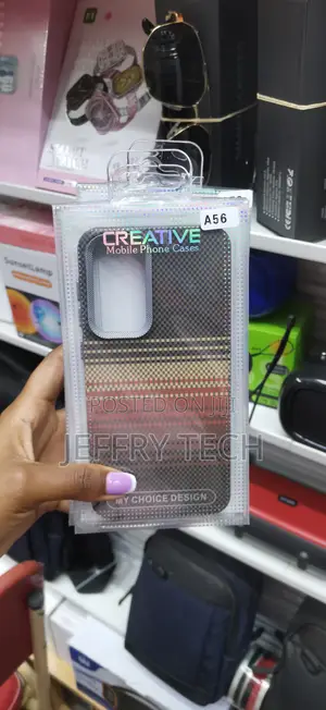 Coased Samsung Galaxy A56 Carbon Fibre Armor Back Cover
